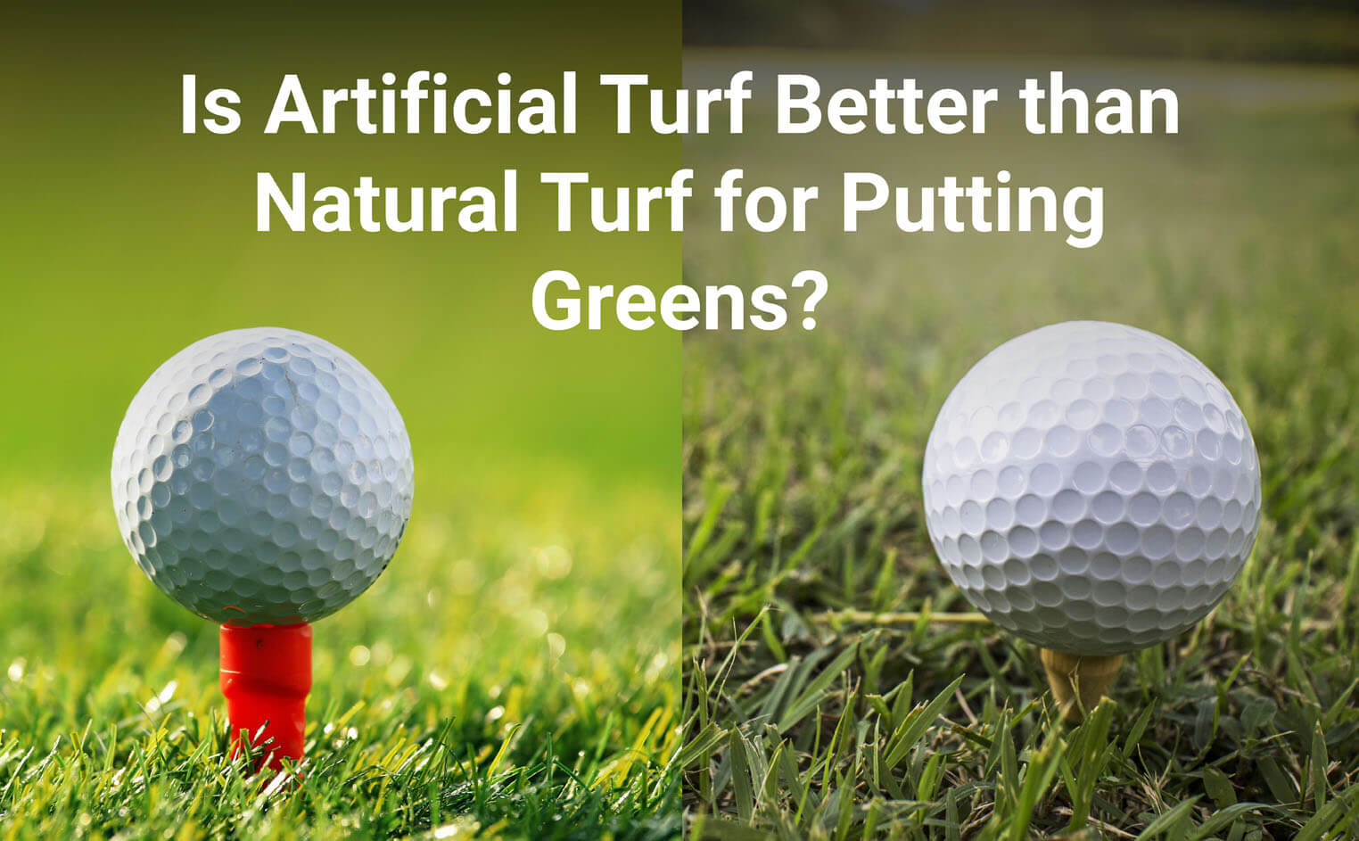 Is Artificial Turf Better than Natural Turf for Putting Greens